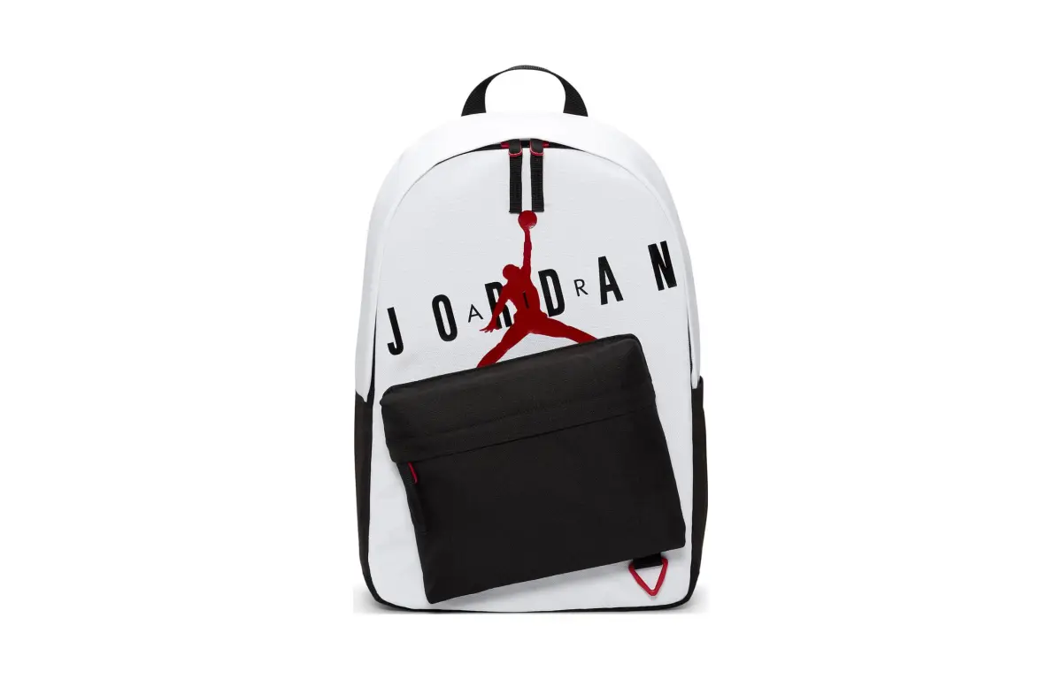 Jordan Polyester Backpack Regular Unisex Black White