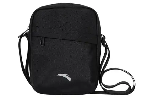 Anta Fabric Shoulder Bag, Crossbody Bag Regular Unisex Black