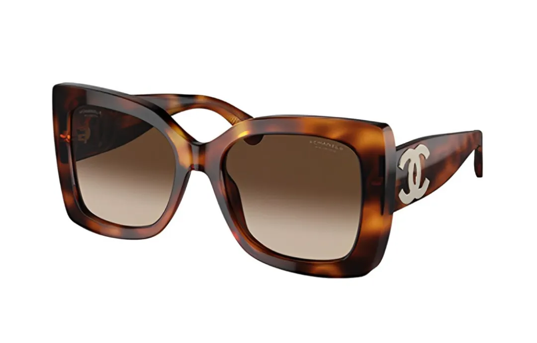 CHANEL Square Sunglasses Unisex