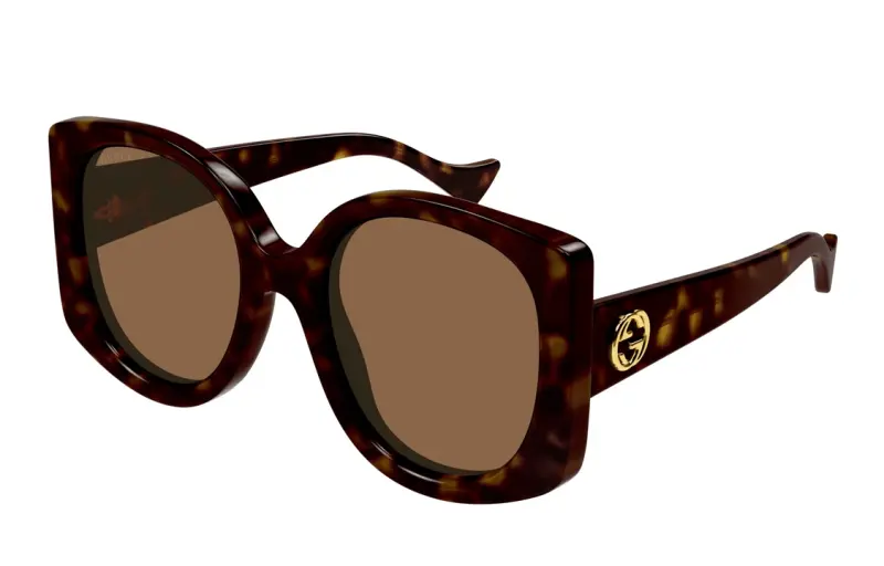 GUCCI Interlocking G Round-frame Sunglasses