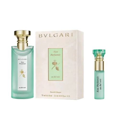 BVLGARI Bvlgari, green classic perfume, set with green tea, 75 ml, 10 ml