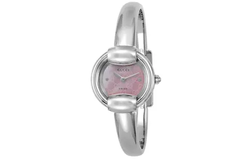 GUCCI Wrist Watches Quartz Movement Stainless Steel Strap 25mm Pink Watch Dial Women's Watch