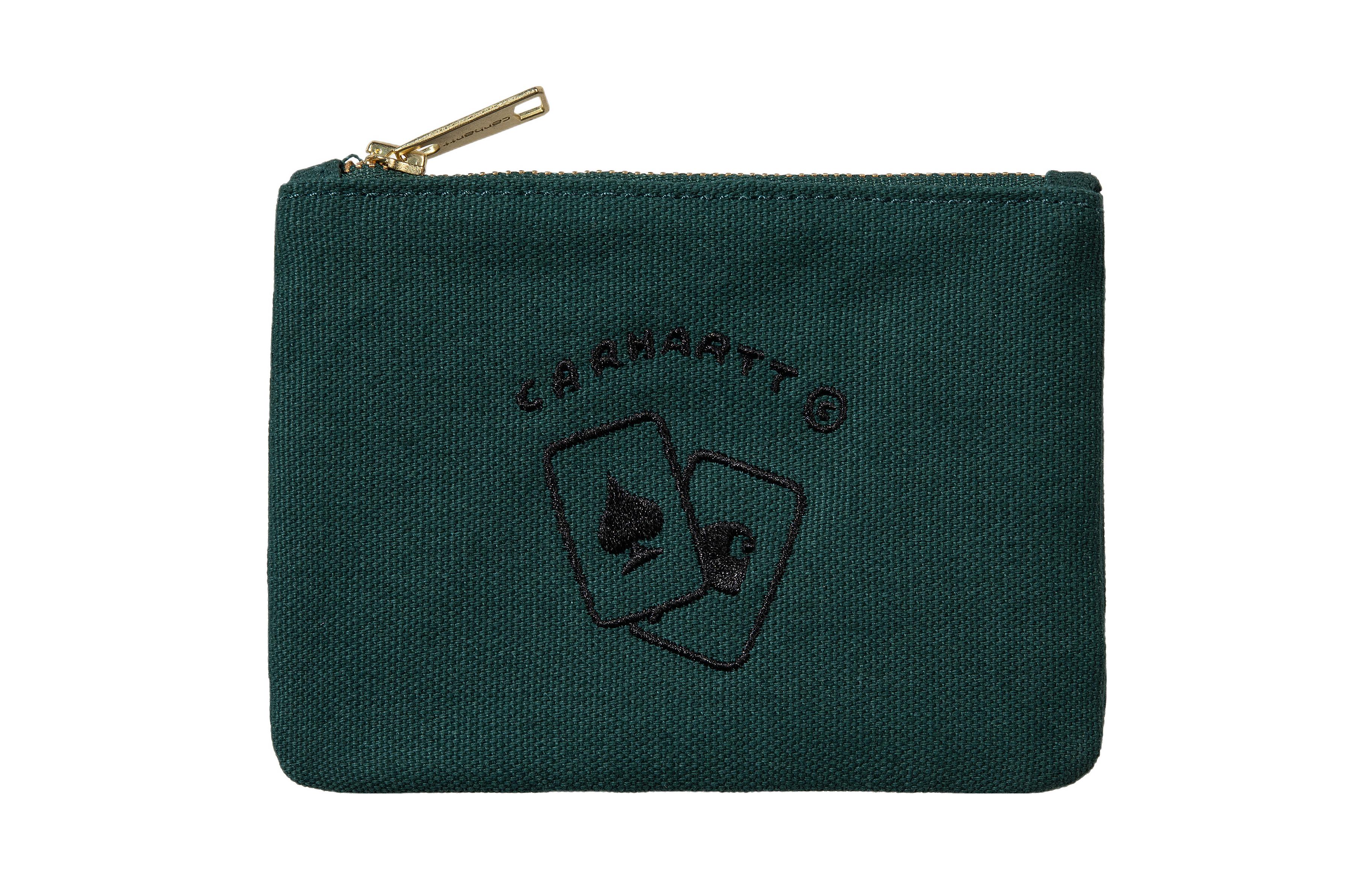 Кошелек Carhartt WIP New Frontier Zip Wallet (темно-зеленый)