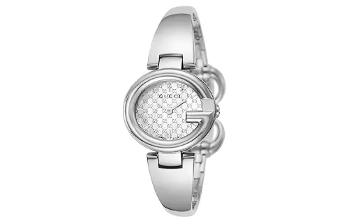 GUCCI Wrist Watches Quartz Movement Stainless Steel Strap White Dial Women's Watch