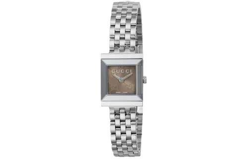 GUCCI Wrist Watches Quartz Movement Stainless Steel Strap Coffee Watch Dial Women's Watch