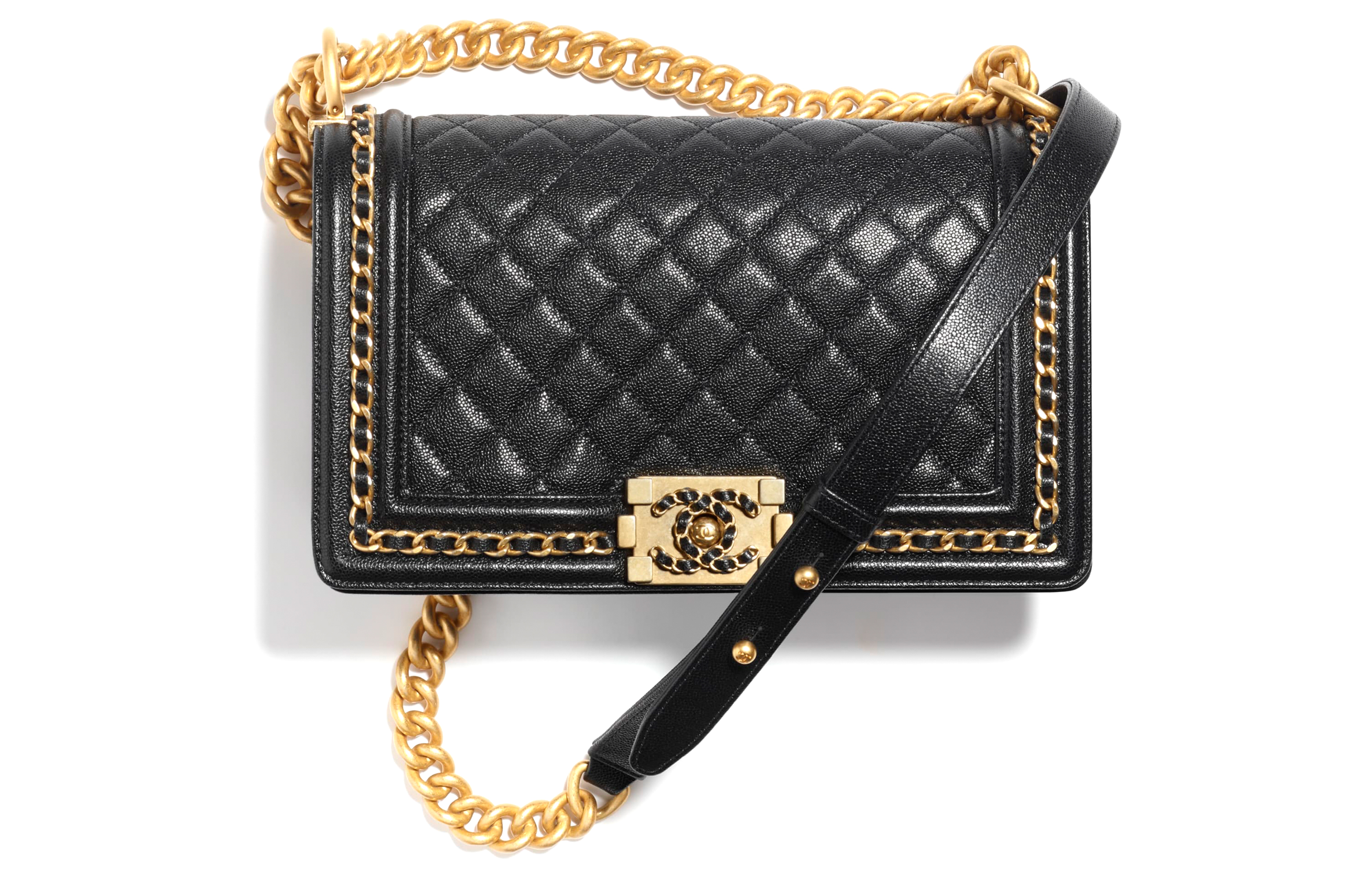 Женская сумка Chanel Boy (черная)