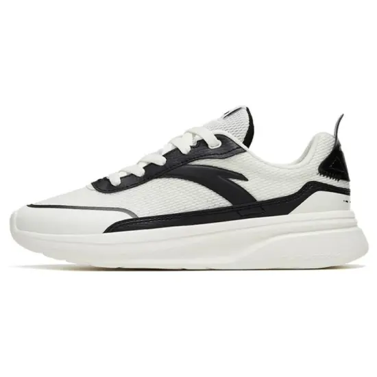 ANTA Walker Casual Shoes Women's Low-Top Black White
