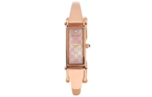 GUCCI Wrist Watches Quartz Movement Stainless Steel Strap Pink Watch Dial Women's Watch