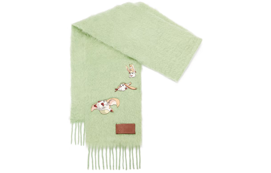 LOEWE X Howls Heen Scarf In Mohair And Wool Blend