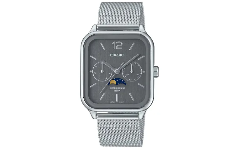 CASIO Men Standard Series 34mm Gray Watch MTP-M305M-8AV