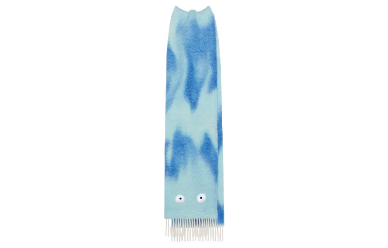 LOEWE X Howls Calcifer Scarf In Mohair And Wool Blend