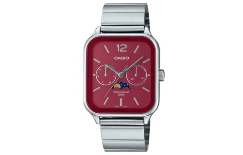 CASIO Men Standard Series 34mm Red Watch MTP-M305D-4AV