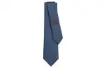 HERMES Pinces H Ties Unisex Marine Blue