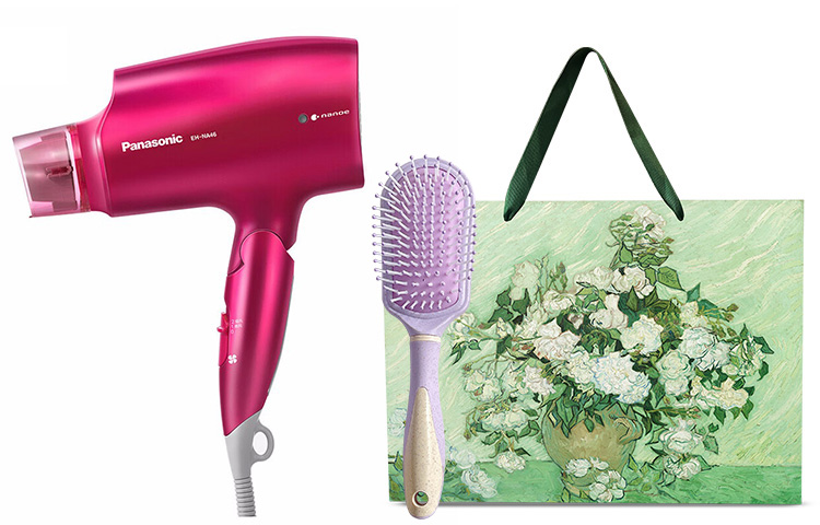 Panasonic Panasonic hair dryer 1600W negative ion hair care machine Nanoyi constant temperature air water film EH-NA46VP