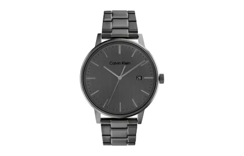 CALVIN KLEIN Wrist Watches Quartz Movement Steel Strap Gray Dial Men's Watches Box Available For Purchase