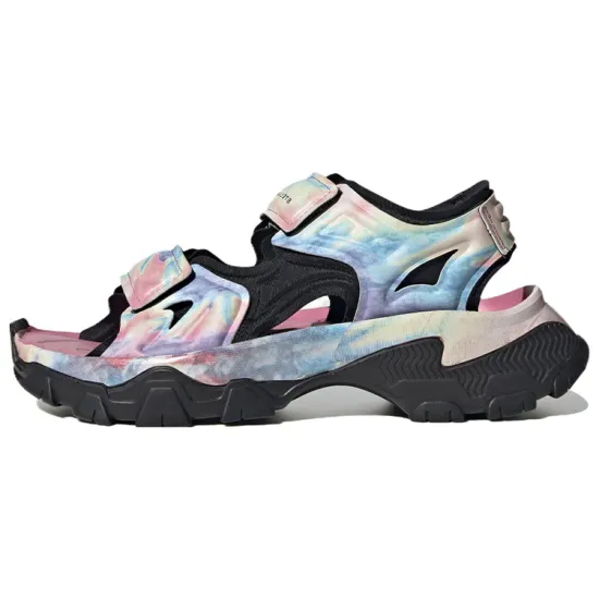 Adidas Stella McCartney X Women's Hika Outdoor Sandal 'Bliss Pink Frozen Yellow Tie Dye'