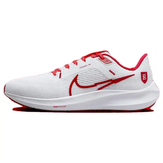 Nike Air Zoom Pegasus 40 Running Shoes Men Low-top White/Red