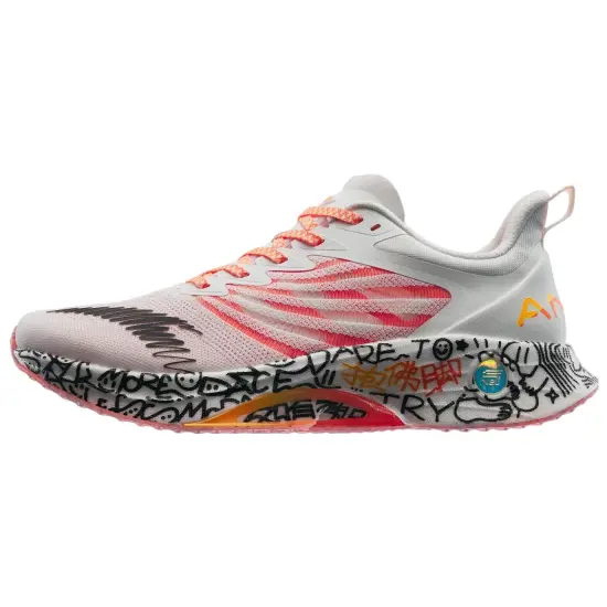ANTA MACH 3.0 Running Shoes Men Low-Top White Pink
