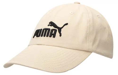 PUMA Cotton Baseball Caps Unisex Khaki