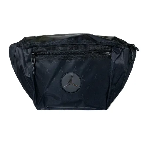 Jordan Polyester One Shoulder Crossbody Sling Bag, Fanny Pack Regular Unisex Black