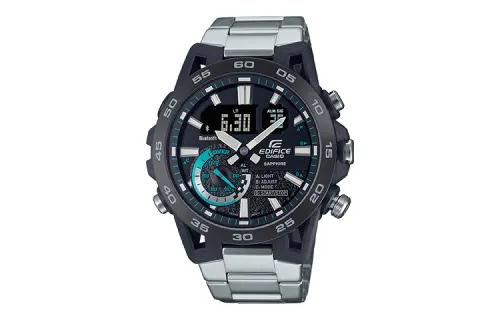 CASIO Men EDIFICE Black Watch ECB-40YDB-1APR