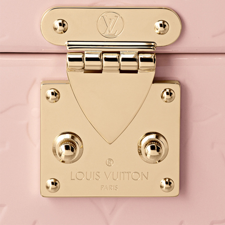 Женская сумка Louis Vuitton Bleecker Box (нежно-розовая) — фото 5