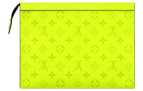 LOUIS VUITTON Pochette Voyage Neon Yellow