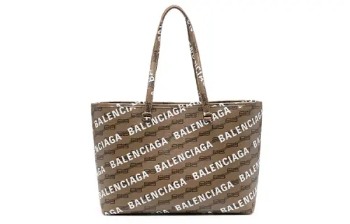 Balenciaga Canvas Tote Bag, Shopping Bag, Shoulder Bag, Handbag Medium Women's Brown
