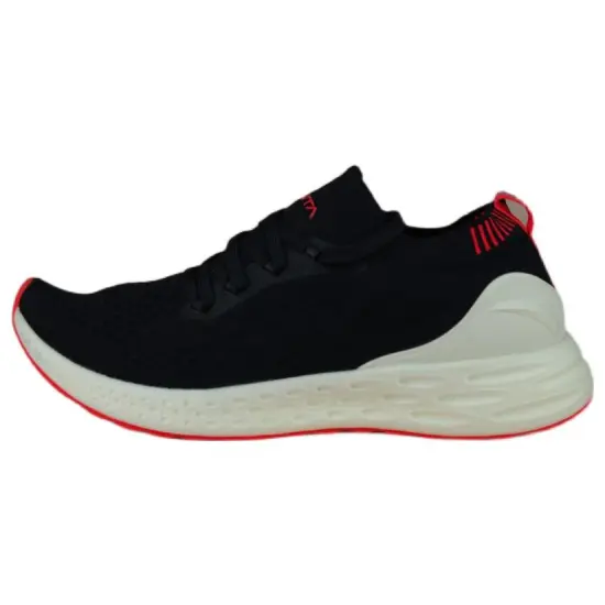 Anta Running Collection Anti-Slip Wear-Resistant Low-Top Running Shoes Men's Black White Red