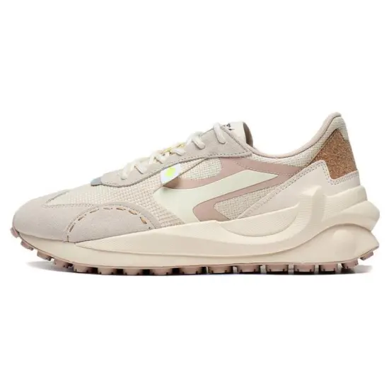 LINING Square Casual Shoes Men Low-Top White/Brown