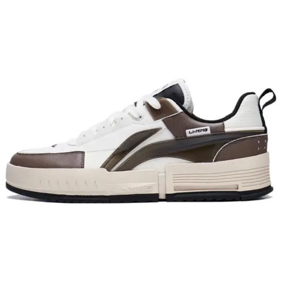 LINING Li Cheng Casual Shoes Men Low-Top White/Brown