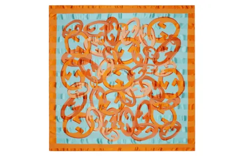 GUCCI G Scarves Women's Orange