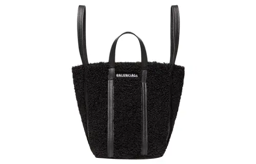Balenciaga Everyday Cow Leather Portable Crossbody Bag, Shoulder Bag Women's Black