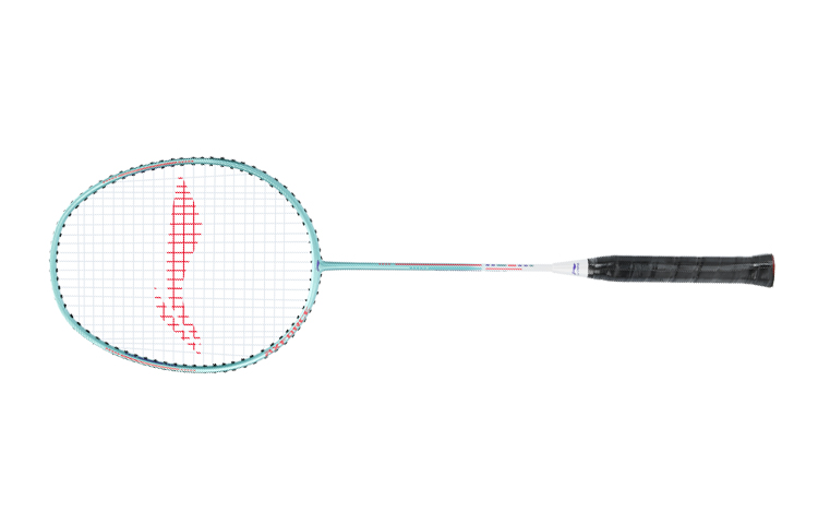 Li Ning Aluminum Alloy Badminton Rackets Entry level 665mm Unisex Single Racket Cyan