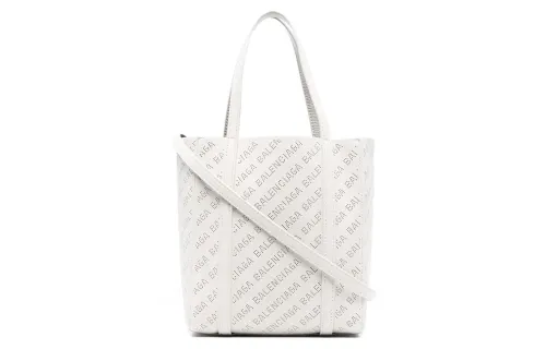 Balenciaga Everyday Leather Shoulder Bag, Crossbody Bag, Handbag Women's White