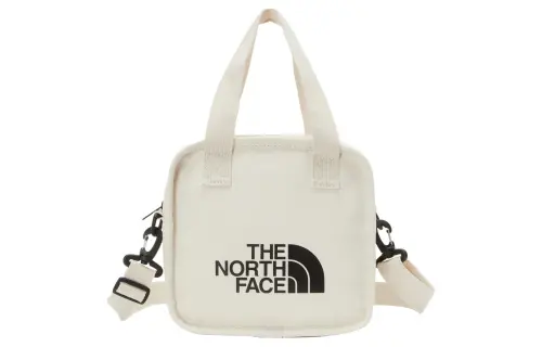 THE NORTH FACE 5.6L Shoulder Bag, Crossbody Bag, Handbag Outdoor Bag Cotton Ecru Unisex