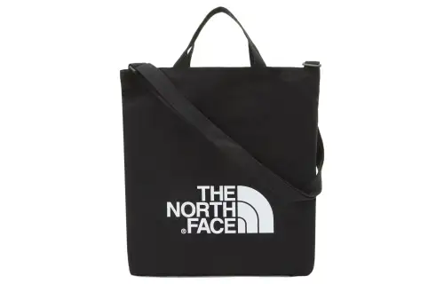 THE NORTH FACE 6L Tote Bag, Shopping Bag, Crossbody Bag, Portable, Outdoor Shoulder Bag Cotton Black Unisex