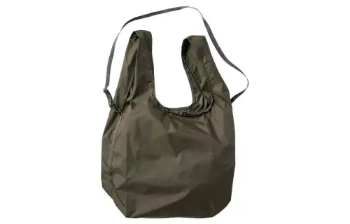 UNIQLO Polyester Handbag, Shoulder Bag, Crossbody Bag Regular Men's Olive Green