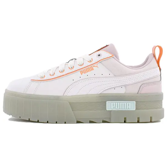 PUMA Mayze Skateboarding Shoes Women's Low-top White/purple