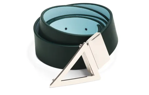 Bottega Veneta Cow Leather Belts Women's Black 3cm