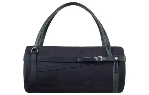 HERMES Bridleback Goeland Canvas Bag, Handbag Men's Marine Blue & Indigo