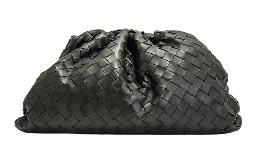 Bottega Veneta Woven Sheepskin Cloud Bag Clutch Regular Women's Open Country Green