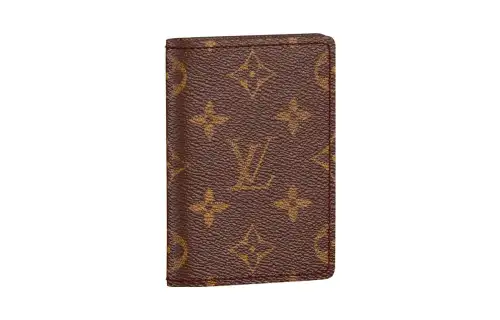 LOUIS VUITTON Coated Canvas Wallet Men's Brown