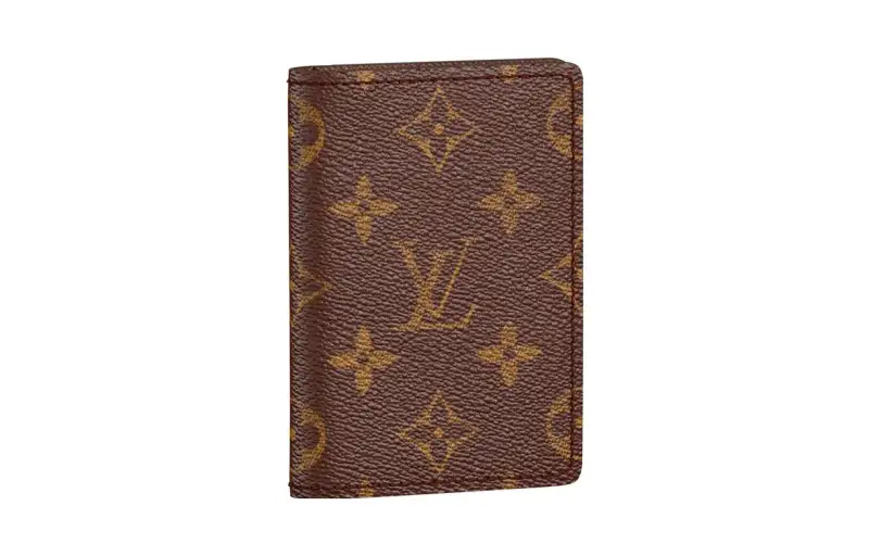 LOUIS VUITTON Coated Canvas Wallet Men's Brown