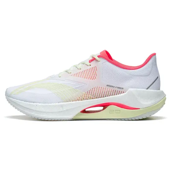 LINING Super Light 20 Running Shoes Women's Low-Top White/Cyan/Red