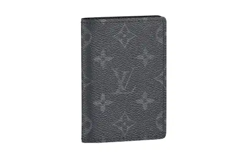 LOUIS VUITTON Coated Canvas Wallet Men's Gray