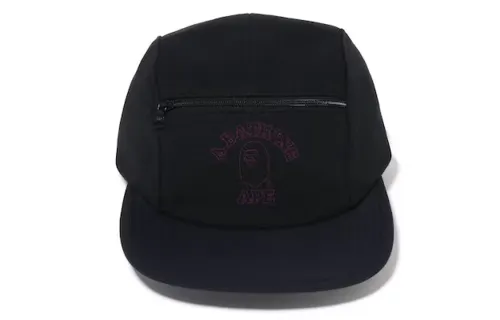 A BATHING APE Baseball Caps Unisex Black
