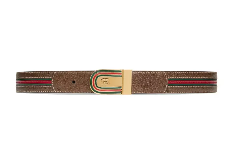 GUCCI Interlocking G Buckled Belt