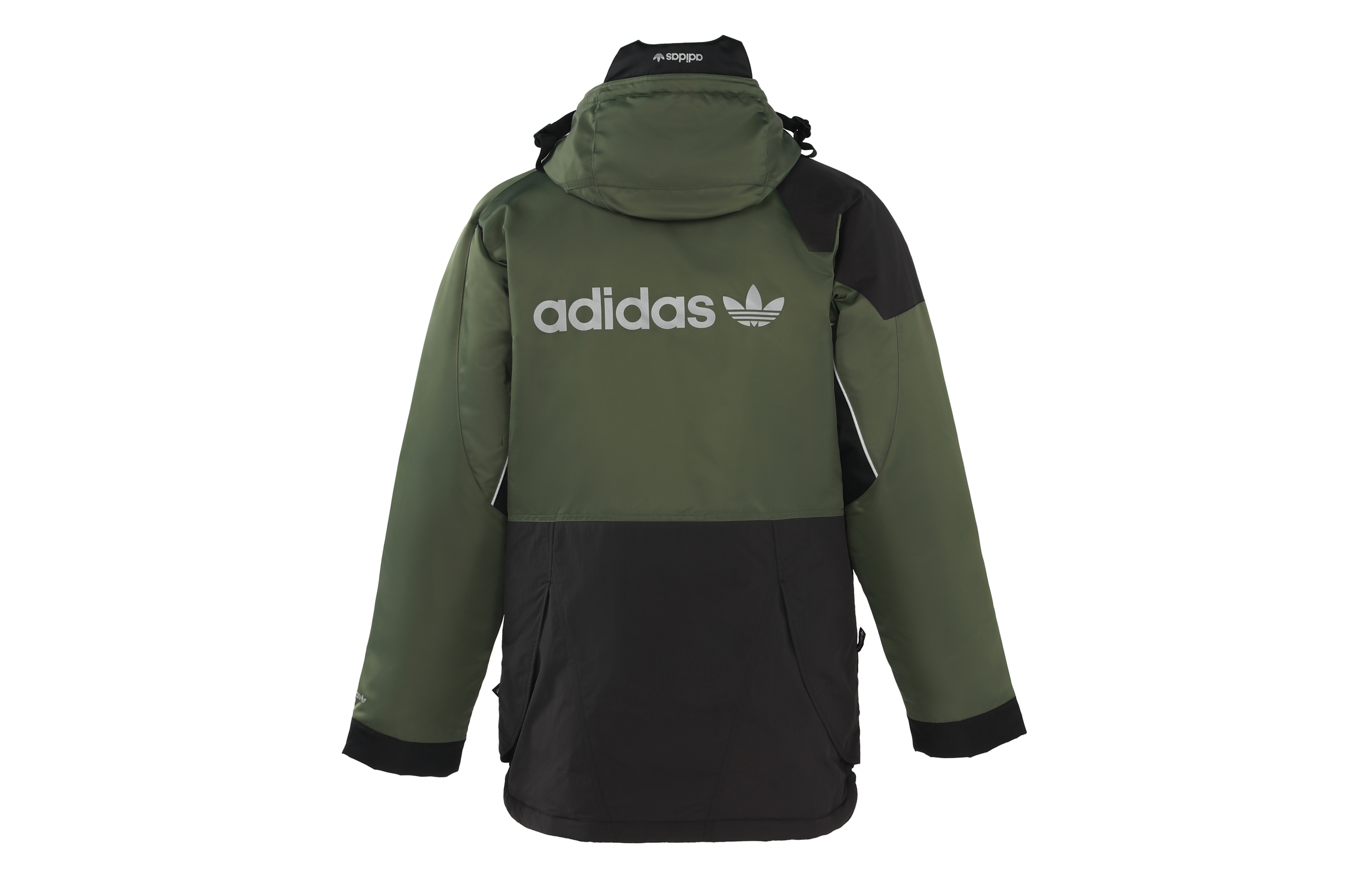 Мужская куртка adidas originals Adventure (черно-зеленый) — фото 2