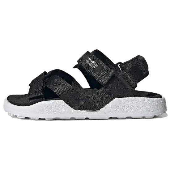 Adilette Women's Adidas Originals Adventure Sandal 'Black White' Women's